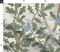 Oak Leaves Branches Trees Oak Tree Large Scale Blue Green Floral Nature Forest Faux Texture Distressed Landscape Scenic Mural Linen Faux Linen Custom Printed Fabric by Spoonflower Various Fabrics by the Yard or Fat Quarter